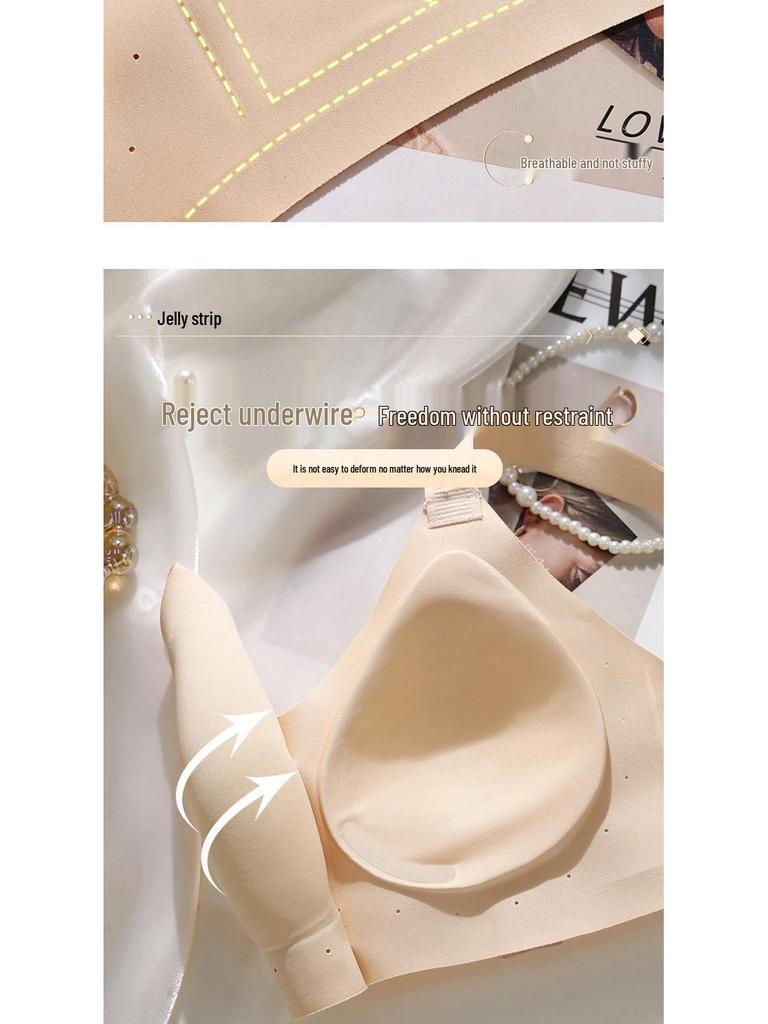 Soft Support Seamless Anti-Slip Wire-Free Bra for Women with Large Bust - Minimizes Appearance, High Elasticity, Lightweight, Breathable.