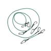 30-120Cm Green Stretch Ropes 6Mm Bungee Cords With Hooks Elastic Tie Strap Bikes Tie Car Luggage Packing Roof Rack Strap