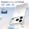 Luxury High Transparent Anti-Shock Phone Case for IPhone 17 16 15 14 Plus 13 12 11 Pro Max 17 Air 16e Protective Cover Coque