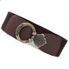 Wide Bohemian Waistband Stretch Decorative Belt All-Match Elastic Waist Belt  Coat