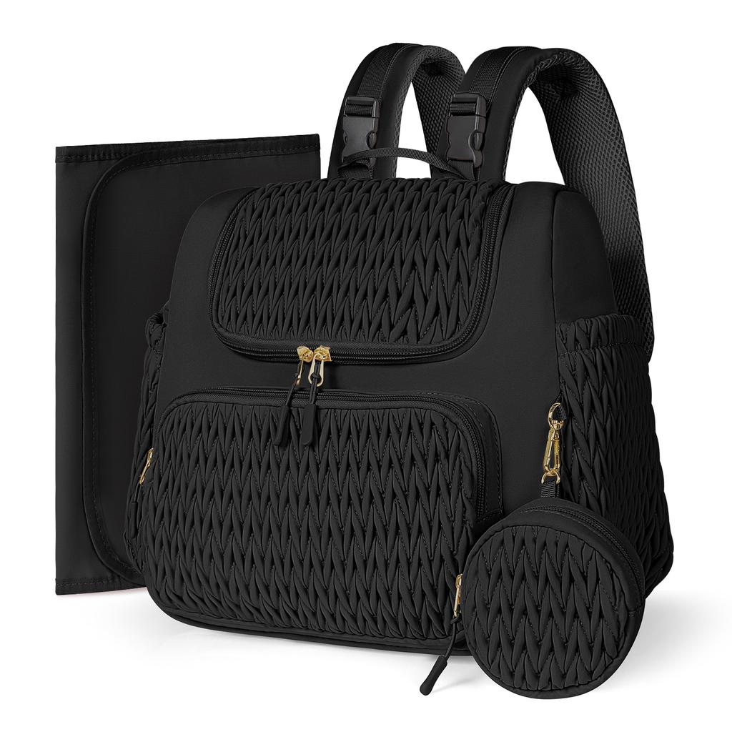 Geestock Multifunksjonell Bleieveske Stor Kapasitet Baby Mamma Barselveske Reiseryggsekk Vanntett Amming Håndveske Bleieveske