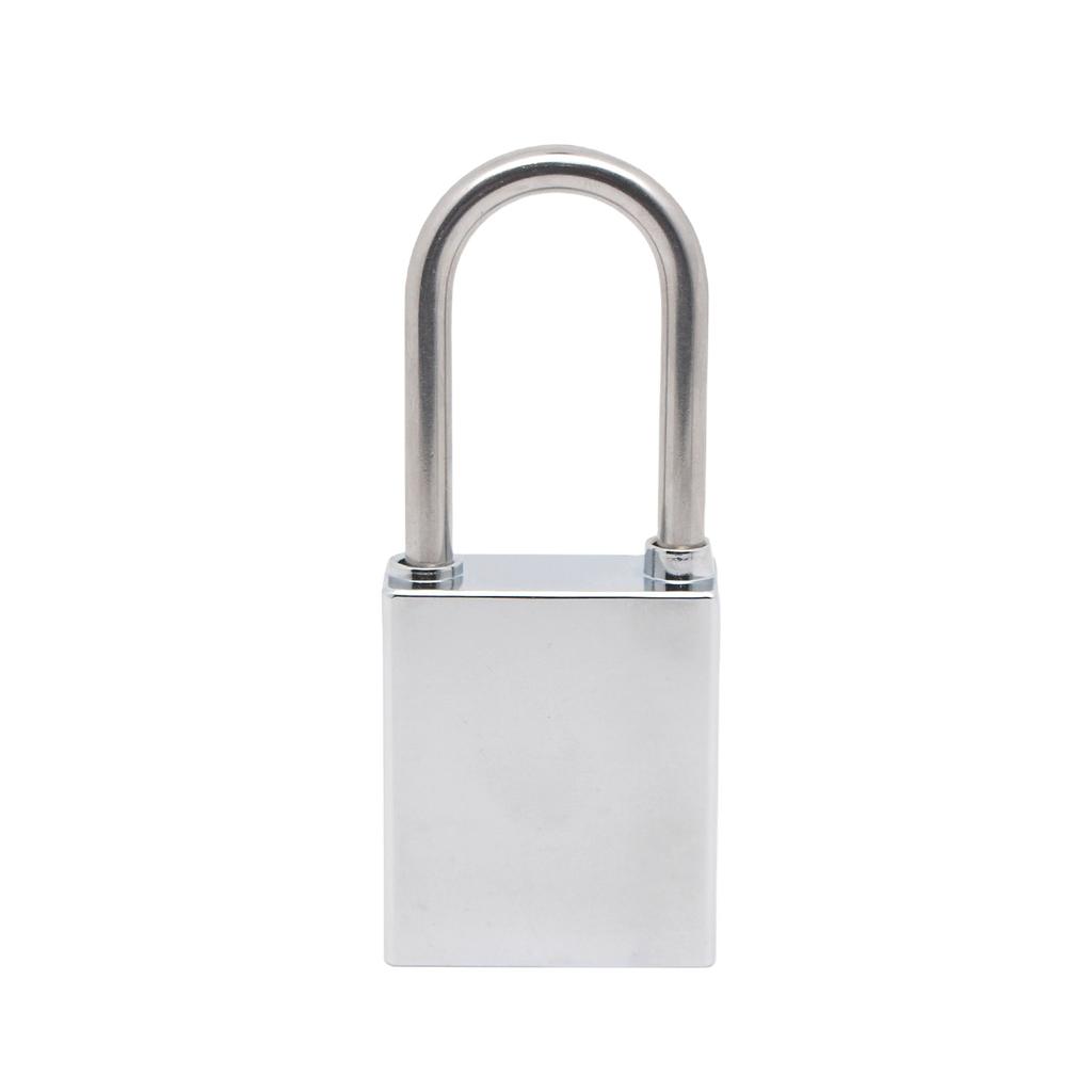 Keyless Bluetooth Square Security Lock Waterproof Stainless Steel Padlock with Anti-Theft Feature Durable
