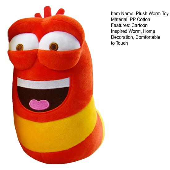 Yousheng Cartoon Inspired Plush Worm Toy Stuffed Worm Plushie Decoration Worm Shape Doll Pillow Animation Fans Collectible Gift