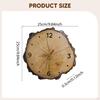 Rustic Wall Clock Made of [material Not Specified], Quiet, for Classrooms, Cafes,