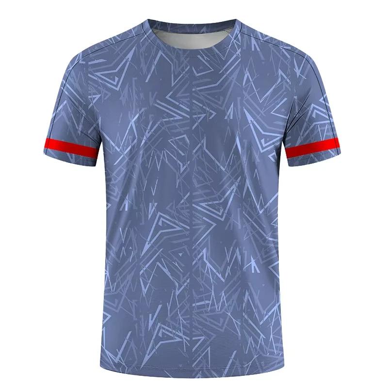 Simple Fashion Sports T-shirts For Men Summer Outdoor Short Sleeve 3D Printed T Shirts Casual Loose Running Fitness Tees Tops