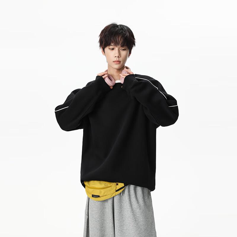 

TOM ADAM Fresh Contrast Stitching Crew Neck Sweatshirt 3XL