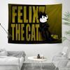 FFelix TThe CCat Cartoon Tapestry Art Science Fiction Room Home Decor Wall Hanging Sheets