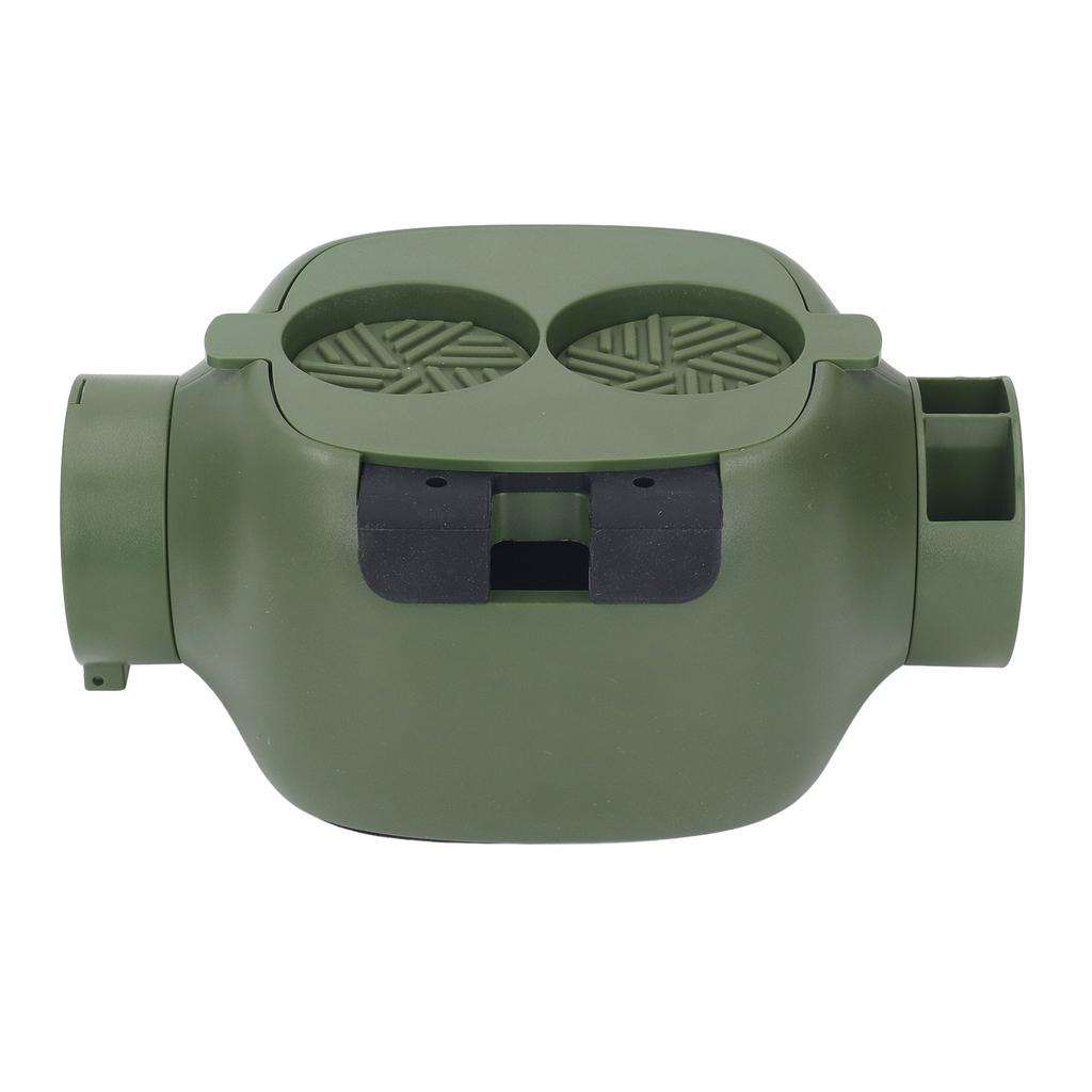 Mini Coffee Knock Box ABS Plastic Portable Coffee Ground Bin for Cafe Bar Kitchen Green