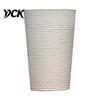 Large Capacity Planter for Tall Plants Round Flower Pot with Drainage Holes, 17 Inch Stone-Look Thickened Composite Plastic Plant Basin Planter,