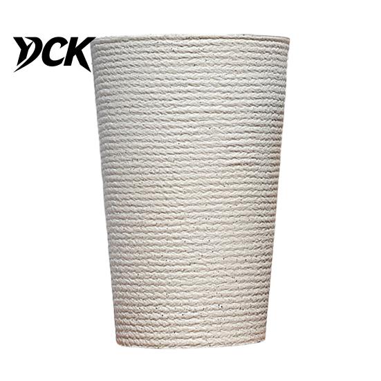 Large Capacity Planter for Tall Plants Round Flower Pot with Drainage Holes, 17 Inch Stone-Look Thickened Composite Plastic Plant Basin Planter,