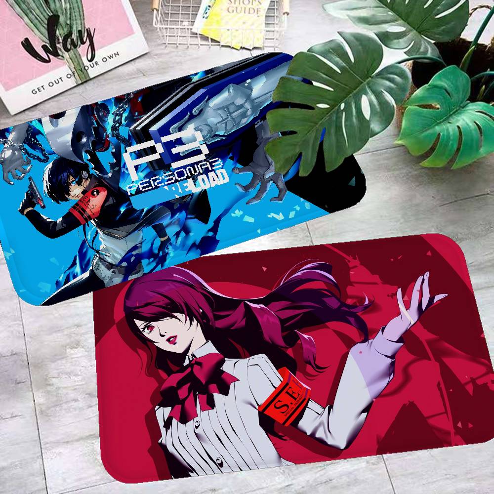 Anime Persona 3 Reload Bathroom Mat Kids Room Bedroom Decoration Balcony Anti-Slip Doormat Living Room Welcome Rug