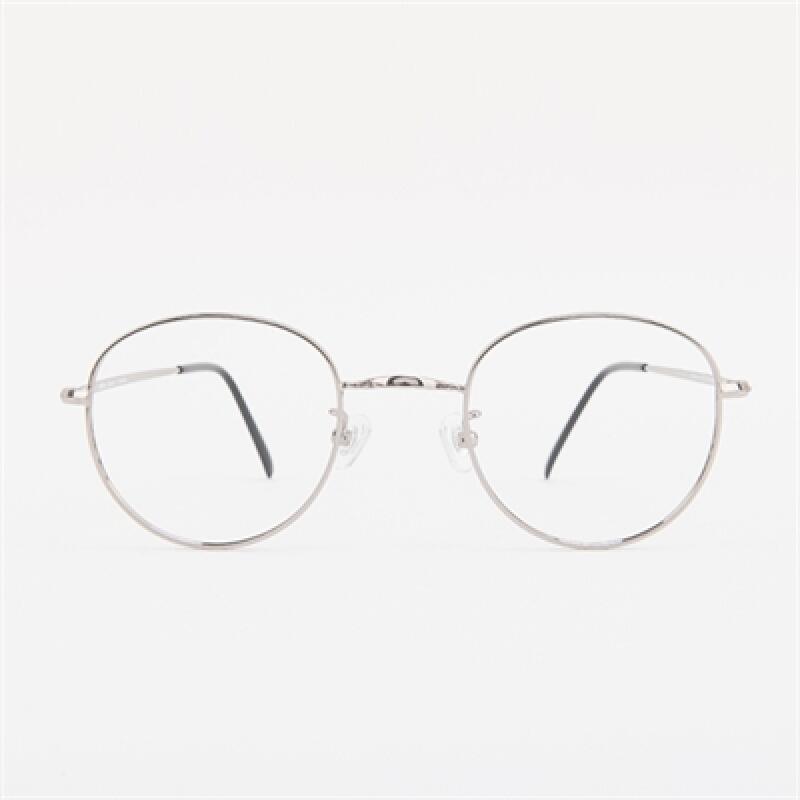 SBKA Venus-C02 Silver-Rimmed Round Glasses