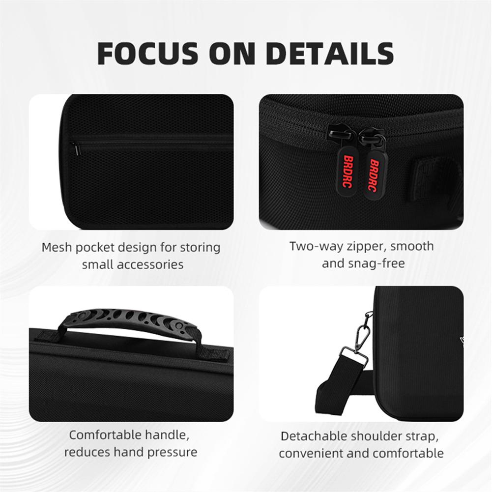 Portable Carrying Case Drones Protective Case Travel Storage Box Crossbody Bag Compatible For DJI Mini 4 Pro Drones Accessories