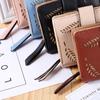 Yogodlns Women Short Standard Leather Wallet Hollow Out Leaves Decor Female Day Clutch Card Holder Money Purse Bags