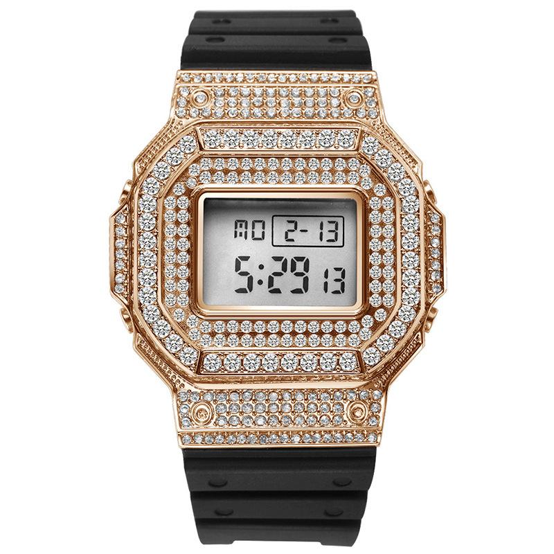 Мужчины Женщины Цифровые Часы С Подсветкой Недели Отображение Даты Циферблат Цифры — фото 8