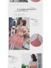 Plus Size Korean Plaid Maternity Dress - Short Sleeve, Loose Fit, Round Neck, Two-Piece Look