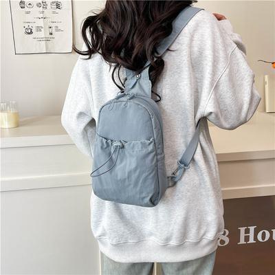 Summer New Multi-functional Fashion Casual Small Backpack Women's Travel Outdoor Backpack Versatile Cycling Breast Bag
