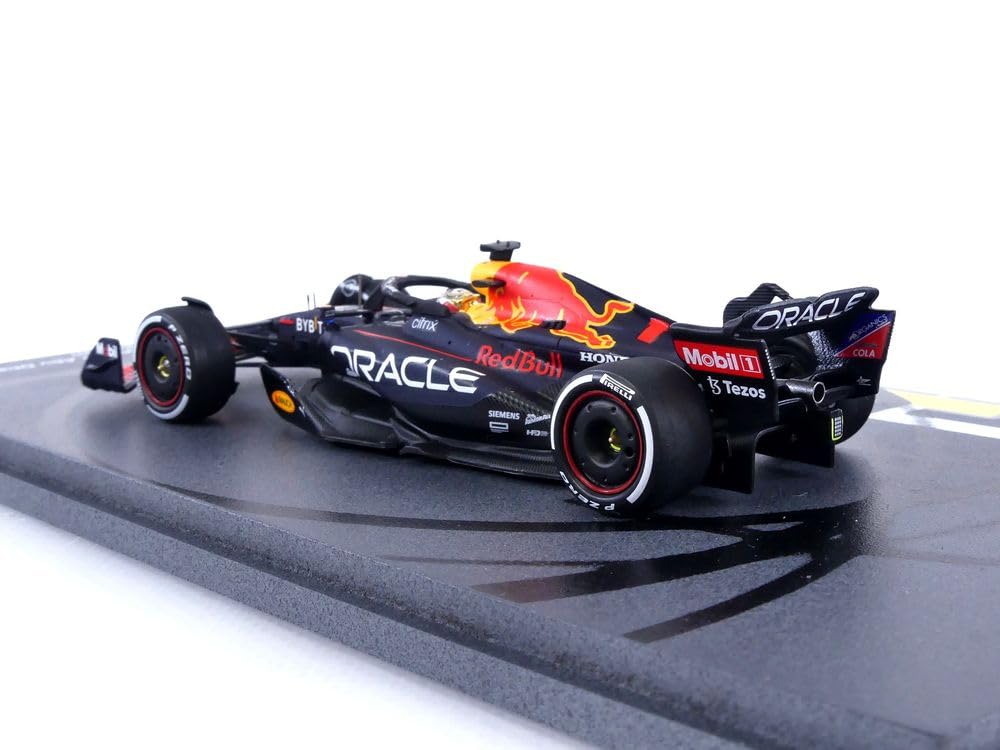 Spark Oracle Red Bull RB18 2022 F1 Abu Dhabi GP Winner Verstappen Tire Trace Base 1/43 #1 M.