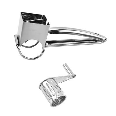 Home Classic Cheese Grater Handheld Rotary Cheese Grater Handle Vegetable Chocolate Hard Cheese Nut Grater and Kitchen