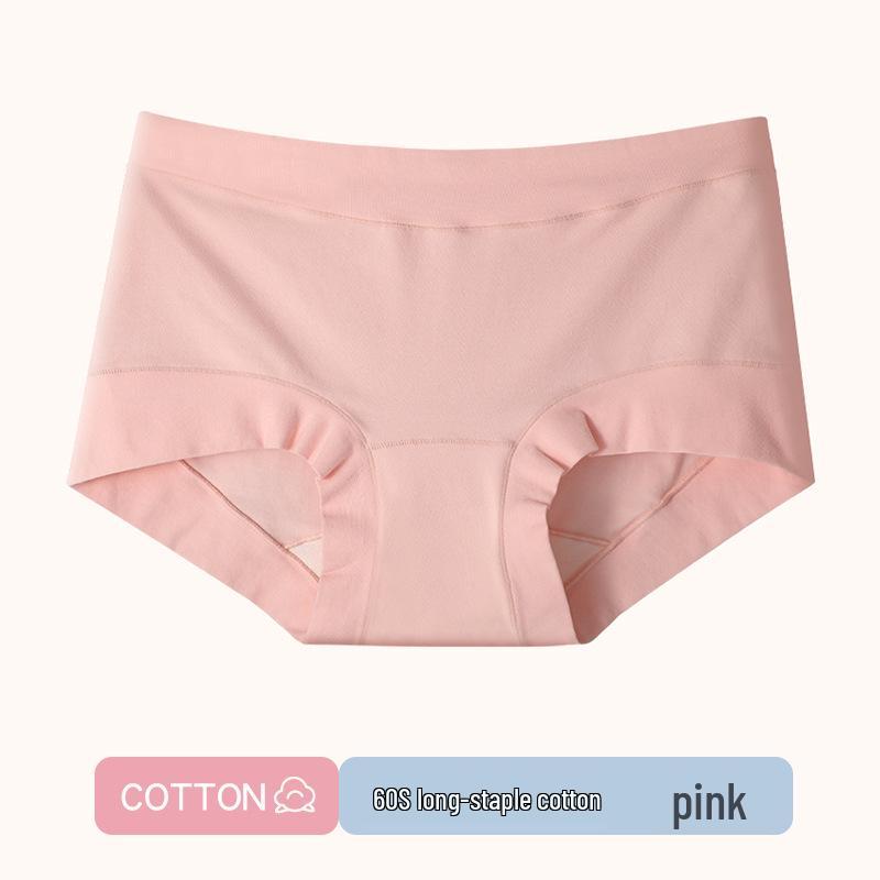 

Plus Size Women s Mid-Waist Breathable Cotton Underwear with Antibacterial Gusset M [80-100 lbs]