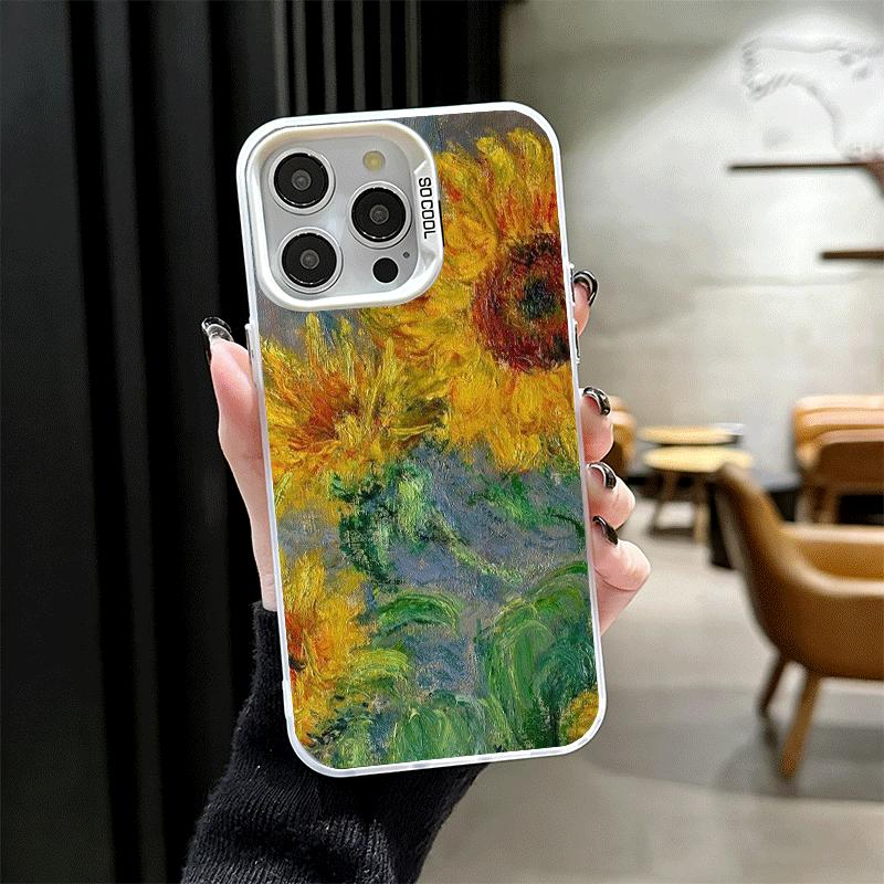 Van Gogh Oil Painting Aesthetics Shockproof Phone Case for iPhone 17 Air 16 16E 15 Pro Max 14 Plus 13 Mini 12 Back Cover Anti Fa