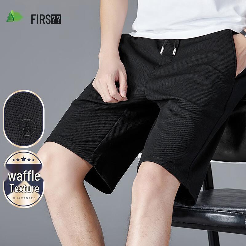 

Men s Casual Waffle Knit Drawstring Shorts 2XL