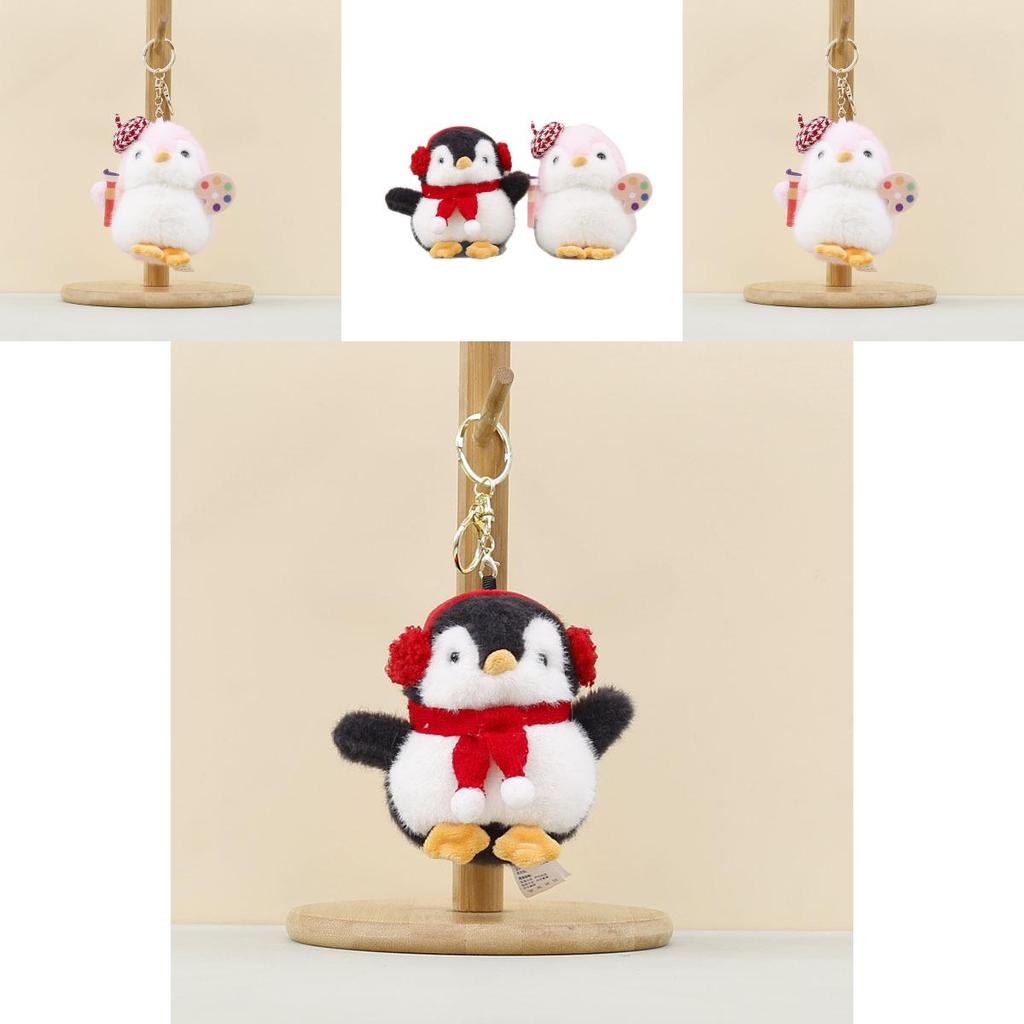 Cute Animal Penguin Plush Toy For Bags And Car Decorations