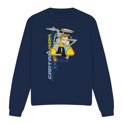 Star Trek Quogs Unisex Adult Captain's Chair Sweatshirt