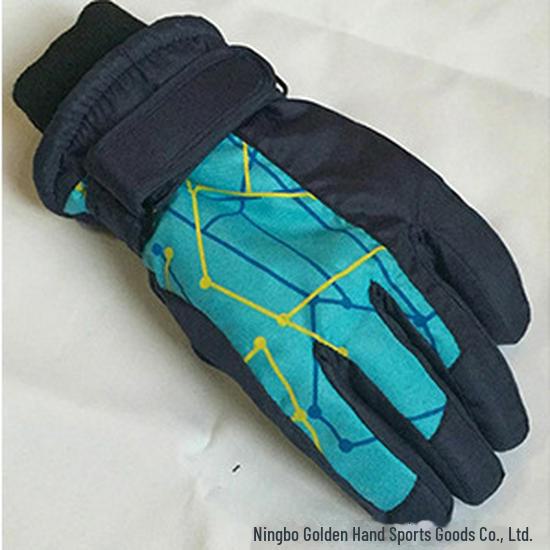 Winddichte Kinder Ski- & Radhandschuhe, Alter 5-10: Warme Outdoor-Sport-Handschuhe mit Druckgitter für Kälteschutz im Winter