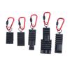Portable Rubber Screwdriver Bit Holder With Carabiner Keychain Bits Holder Multi Cross Driver Bit Organizer Sleeve Holder