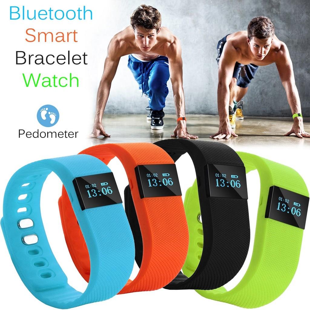 Smart Fitness Wristband For Couples With Calorie Step Counter And Digital Display