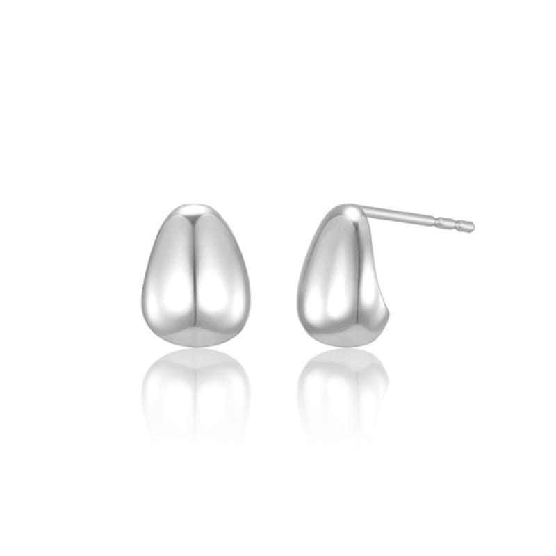 LUNNE 14k Volume Waterdrop Stud Earrings (14k Gold) #LFE20