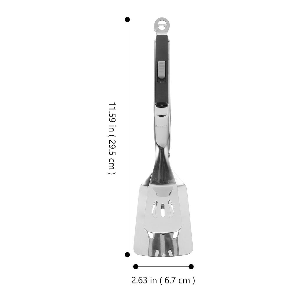 Steak Spatula Tong Creative Stainless Steel Clip Clamp Nonstick Kitchen Cooking Tool Bbq Frying Fish Flipping Food Spatula Tong
