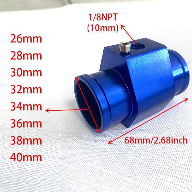 2 In 1 Car Truck Temperature Sensor Round LED Digital Water Temp Gauge Voltmeter Volt Voltage Meter Temperatura Moto For 12V24V