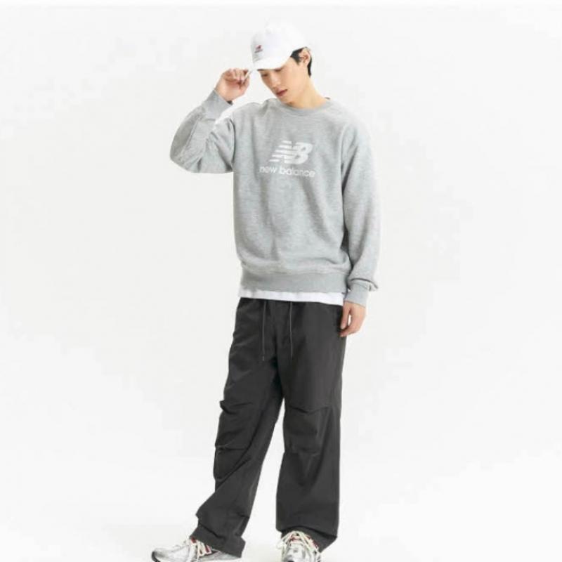 New Balance Club  Uni Big Logo Sweatshirt Semi Overfit Nbnce2s011 15 Sweatshirt