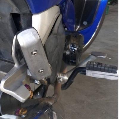 Aluminium Motorrad Fußrasten Vorne Schwarz Einfache Montage Motorrad Pedale Anti-Rutsch Motorrad Fußrasten