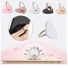 Heart Shape Ring Phone Holder With Metal Design For Universal Smartphones