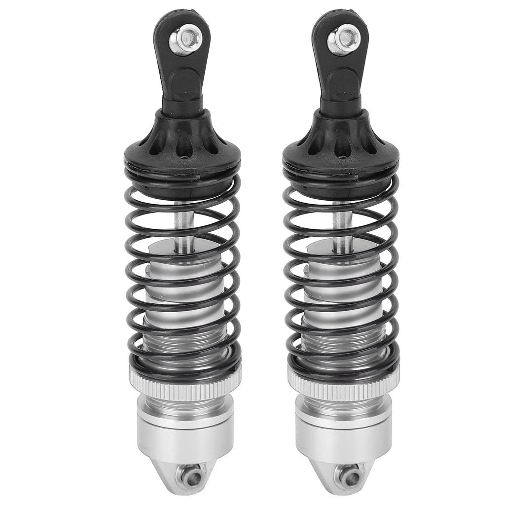 2Pcs 100mm RC Metal Shock Absorber Damper for TRAXXAS SLASH 2WD RC Car Upgrade PartsSilver