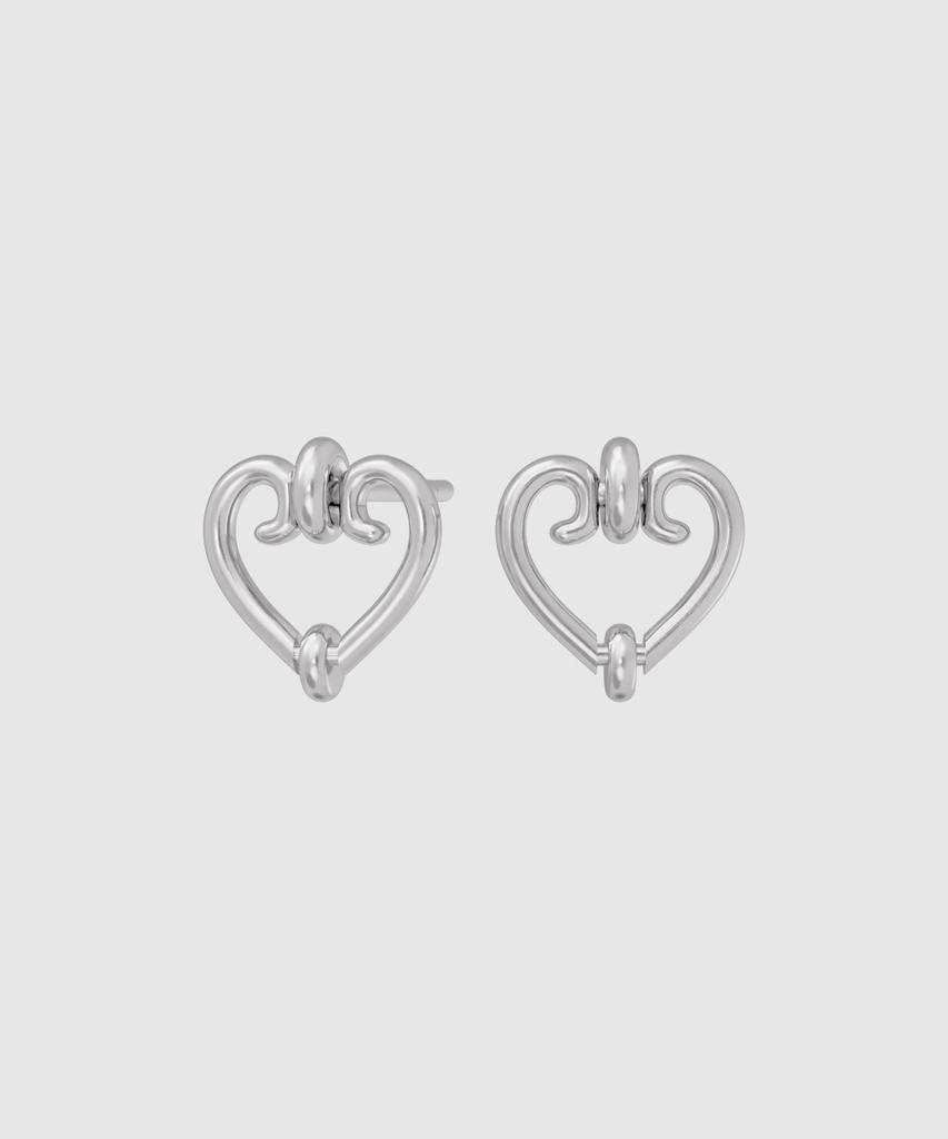 Musee.Art Classic Heart Line Earrings