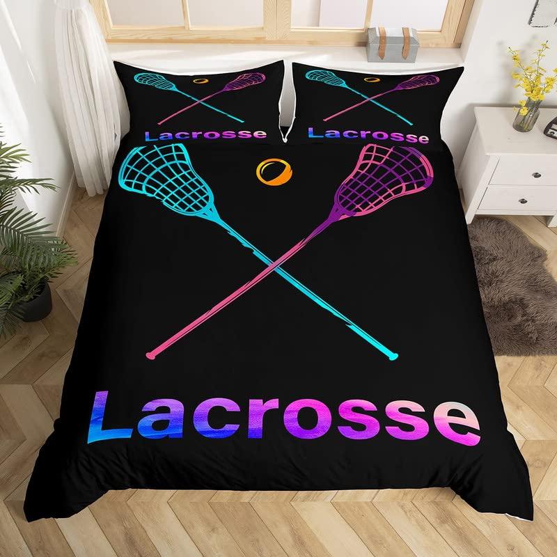 Comforter Ice Hockey Bedding Set Twin Size Kids Hockey Player Comforter Set For Boys Girls Teens Sports Theme