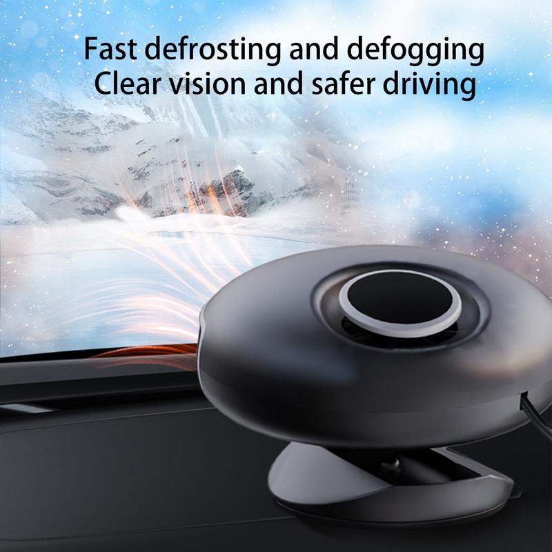 Auto Windshield Defroster Defogger Portable Car Heater Fast Heating Air Heater Windscreen Heater Fan For SUV Trucks Cars
