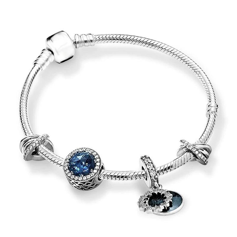 2026 Ocean Bracelet Set 925 Silver Dream Catcher Ocean Journey Starry Fairy Tale Bracelet