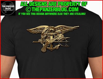 T-shirt Trident Navy Seals T-shirt Unisexe Militaire Américain Moderne