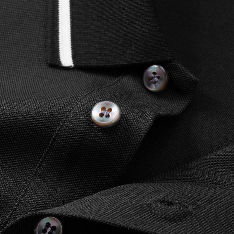 DIBINZE Men's Plus Size Casual Cotton Blend Short Sleeve Polo Shirt