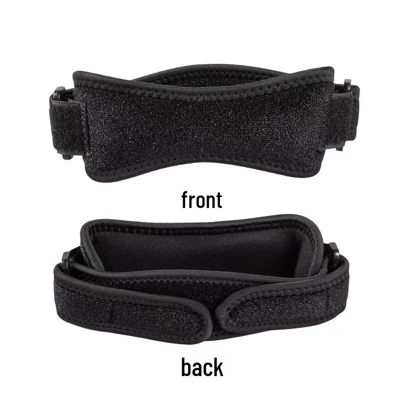 

Breathable Silicone Knee Support Strap for Sports - Shock Absorption for Running, Cycling, Badminton, and Hiking One Size