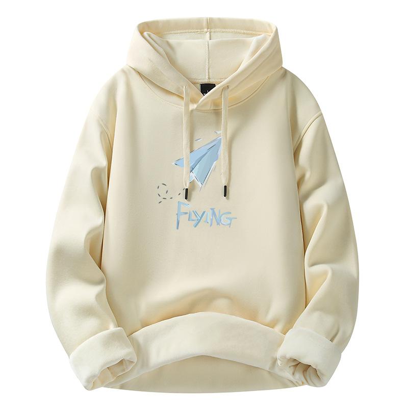 New Cotton Thickened Loose Men's Jacket Fashion Hoodie Trend Sweatshirt Tops