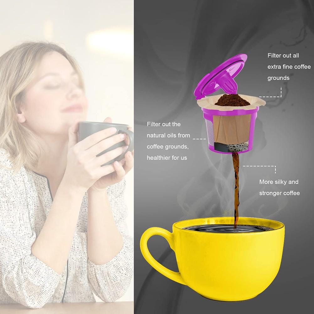 4Pack Reusable Capsules Pods Coffee Filter Fit for    2.0 1.0