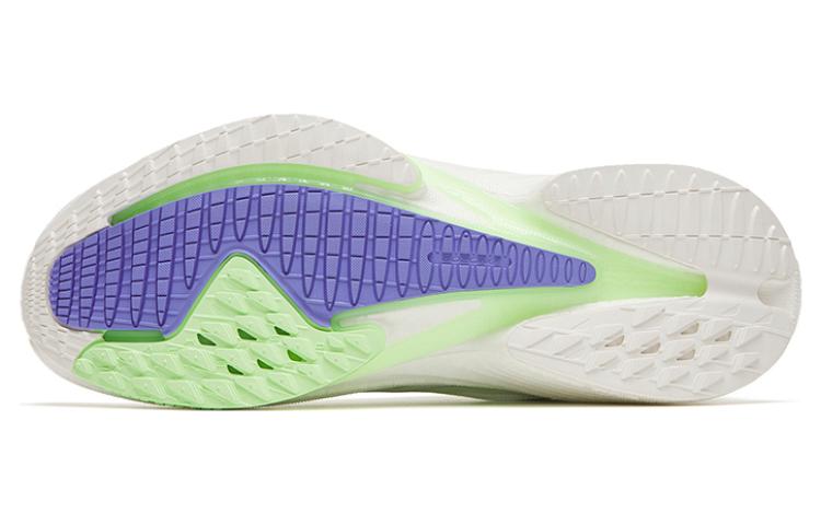 Women's Sneakers Anta MACH 3.0 Cushioning Abrasion Resistant Lightweight Low top Running Shoes Women's White