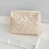 Retro Women's Floral Print Cosmetic Bag Handbag Travel Organizer Cosmetic Storage Bag Large Capacity Quilted Bag Portable Toiletries Storage Bag