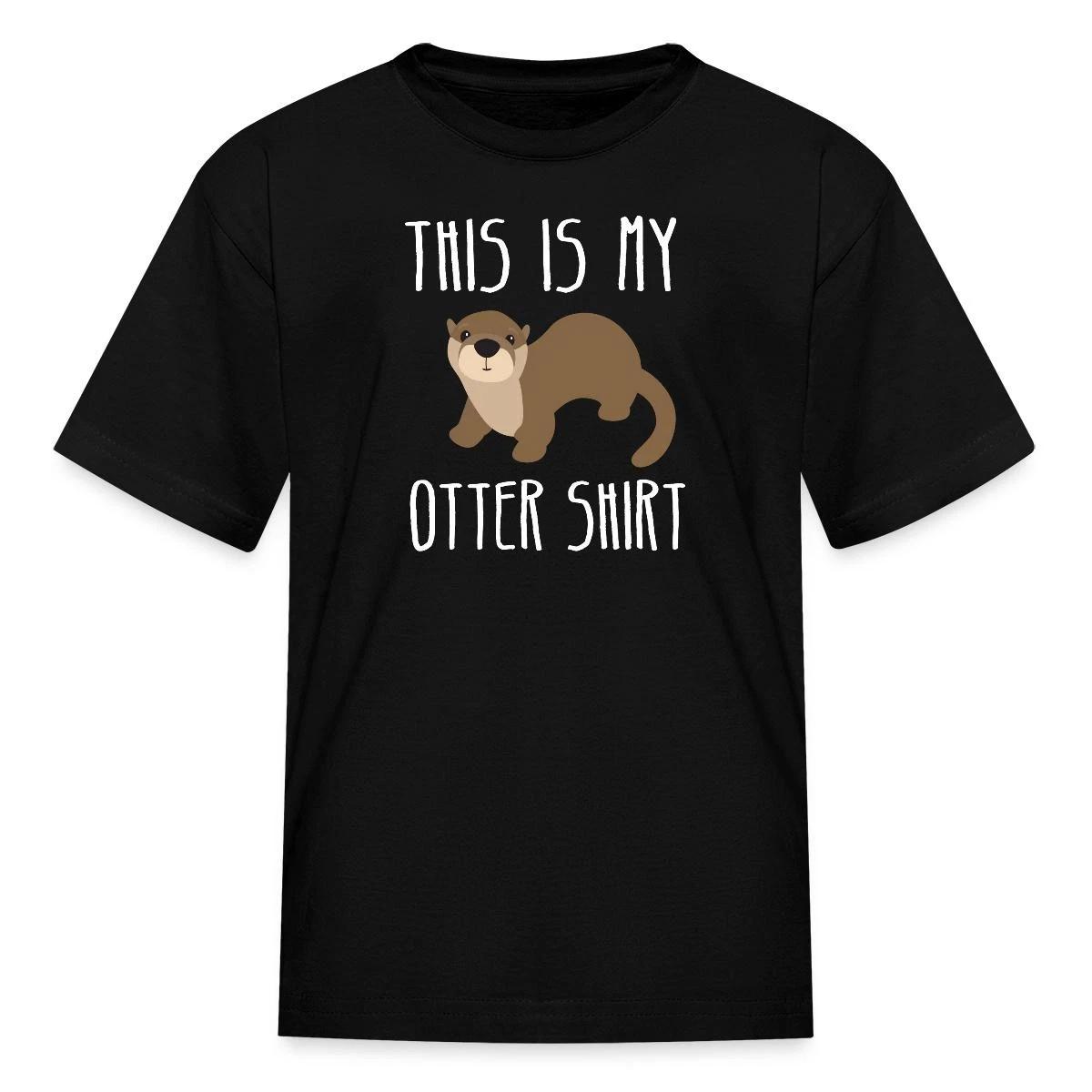 This Is My Otter Shirt Funny Sea Otter Pun Kid s T-Shirt XXXL